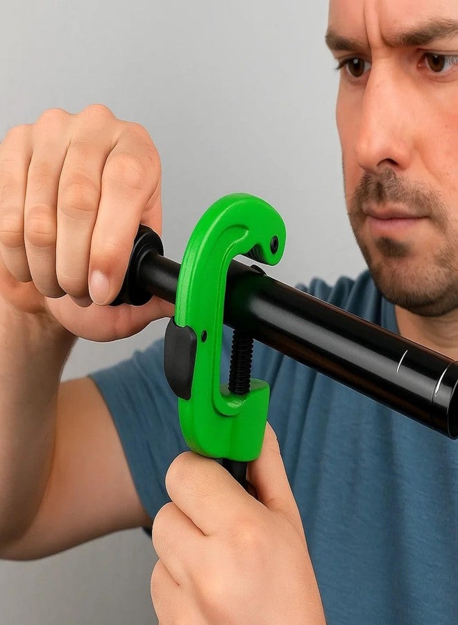 Wulf 3-32 Heavy Duty Tube Cutter for Copper Aluminum Tubing | Manual Pipe Cutter Plumbing Shear Tool Sharp and Durable for Quick Pipe cutting size Upto 32mm with telescoping feed screw - Image 2